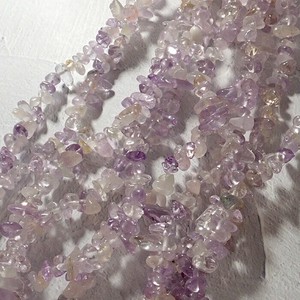 Gemstone Natural Stone Lavender 3 x 5mm 80cm
