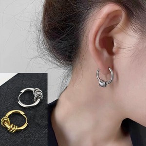 Pierced Earringss Stainless Steel 1-pcs 2.5mm