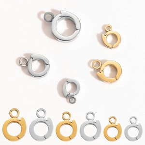 Gemstone Necklace Top Stainless Steel Pendant 1-pcs