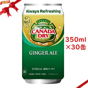 カナダドライ ジンジャーエール 350ml x 30缶