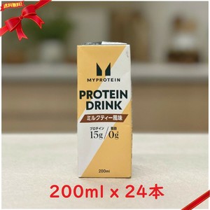マイプロテイン プロテインドリンク ミルクティ風味 200ml x 24本