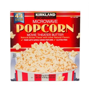 カークランドシグネチャー 電子レンジ用ポップコーン 44袋 4.1kg コストコ