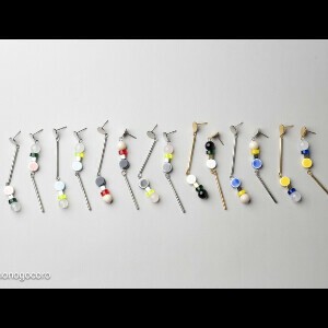 Pierced Earringss Lightweight Colorful Pastel Acrylic