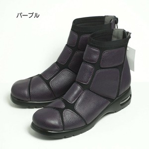 【最終値下げ￥3000→￥1200】パープル　S・Mサイズのみ　スーパーストレッチショートブーツ　クラシック