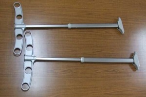 DRY・WAVE 吊下げ型 可動式物干金物　固定タイプ　ロング　TE6090
