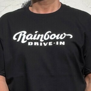 予約販売 2025春夏　新商品　Tシャツ　Rainbow DRIVE-IN UNIFORM  ブラック