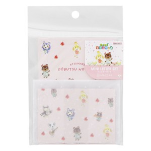ミニレターセット　あつまれ　どうぶつの森　ピンク