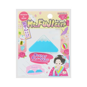 富士山クリップ　ライトブルー