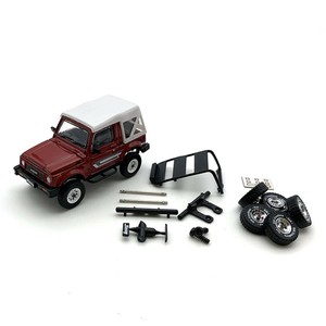ビ-エムクリエイションズ スズキ ジムニー (SJ413) レッド RHD 1/64スケール 64B0166