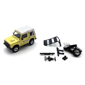 ビ-エムクリエイションズ スズキ ジムニー (JA11) イエロー (日本バージョン) RHD 1/64スケール 64B0170