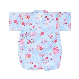 【入荷！】2025新作【桜麻柄】甚平ロンパス　梯子レース仕様