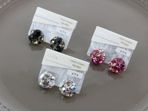 【日本製】クリスタルピアス