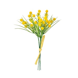 Artificial Plant Flower Pick Mimosa