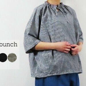 【2025新作】綿麻キャンバス　ドロストネック　POブラウス