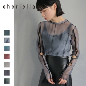 前後2WAYウェーブホールマーブルシアートップス/cheriella