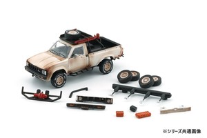 BM　CREATIONS　1/64スケール　トヨタ　ハイラックス　N60N70　80　錆仕様　マットホワイト