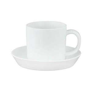 西海陶器 波佐見焼 コモン デミタスカップ＆ソーサー 白 18287