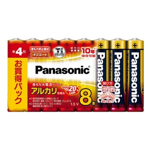 アルカリ乾電池 単4×8P LR03XJ/8SW