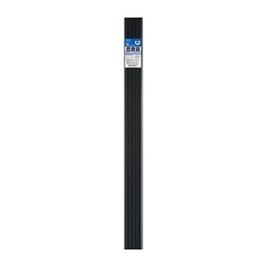 テープ付ABSモール1号10P M-T1110P(BK)