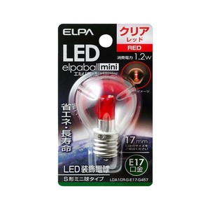 LED電球S形E17 LDA1CR-G-E17-G457