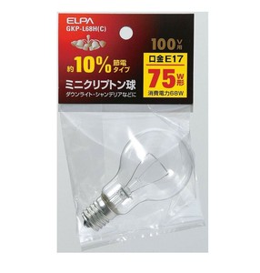 ミニクリプトン球 GKP-L68H(C)