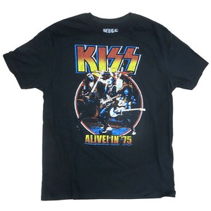 Tシャツ  KISS Alive！ in '75【バンドT】