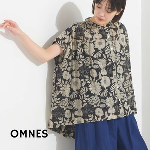 Skirt Gathered Shirt French Sleeve Cotton [Expected Late June]
