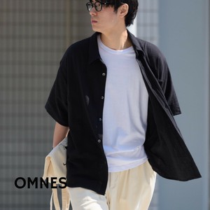 Button Shirt Double Gauze Short Sleeve Shirt Men's [Expected Late June]