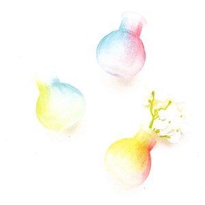 Edo-glass Flower Vase Made in Japan