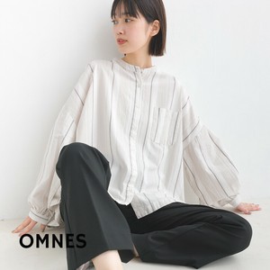 新色追加して再入荷!!製品洗いコットンブロードボリューム袖シャツ長袖ブラウス