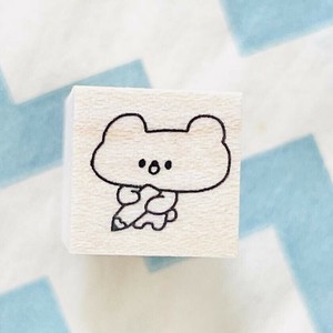 ●受注製造●えんぴつくまちゃん【イクハンコ】