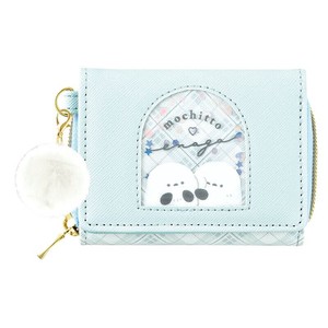 ■2025SS　新作■　もちっとえなが　三つ折り財布　ミント