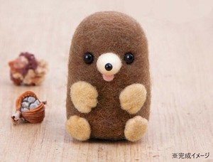 ハマナカ アクレーヌキット かわいい森のどうぶつたち ひょっこりもぐら H441-601