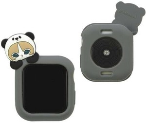 mofusand Apple Watch 41/40mm ［Series 9/8/7/6/5/4］対応シリコンケース パンダにゃん MOFU-76B