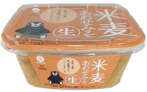 【山内本店】米麦あわせ 650g　/九州 熊本県 老舗 醸造元 みそ 味噌