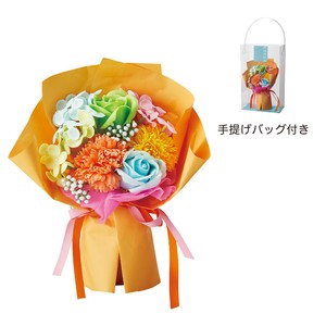 ビビッドソープフラワーブーケ　フラワー　ポット　鉢　ピック　花　植木　母の日