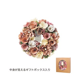 ナチュラルリース M　ストロベリーミルク　フラワー　ポット　鉢　ピック　花　植木　母の日
