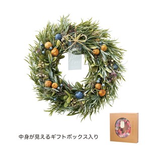 ナチュラルリース L　シャビーグリーン　フラワー　ポット　鉢　ピック　花　植木　母の日