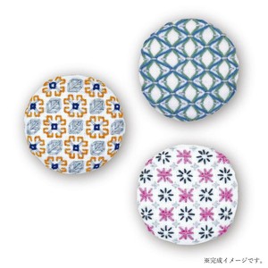 刺し子キット 「一目刺しとくぐり刺しのブローチ」 穏 SK-472