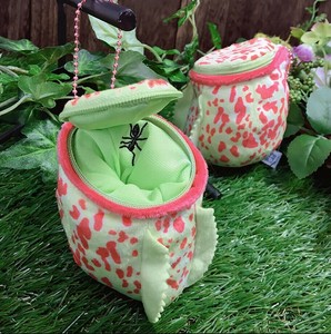 植物 ぬいぐるみ ウツボカズラ （小）ピンク　キーチェーン 食虫植物 キーホルダー おもしろい