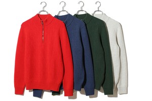 Sweater/Knitwear Cashmere Half Zipper