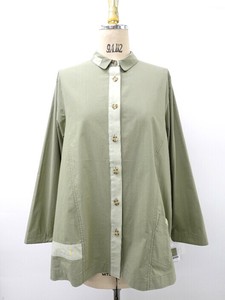 Button Shirt/Blouse Cotton Spring