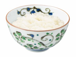 陶遊窯　花唐草　飯碗（大） 【日本製 毎日の生活に 贈り物に】