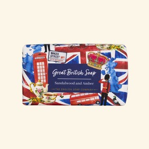 THE ENGLISH SOAP COMPANY Great British Shea Butter Soap シアバターソープ サンダルウッド＆アンバー