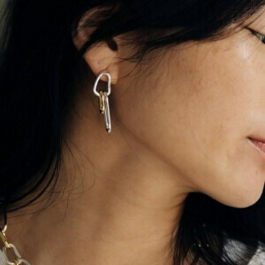 Multi-motif mix chain Pierce / マルチモチーフミックスチェーンピアス【Nothing And Others】