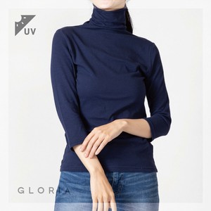 【即納】【売れ筋定番】UVボトルネック7分袖Tシャツ