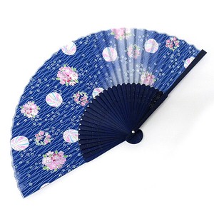 「和物」シルク扇子 花鞠
