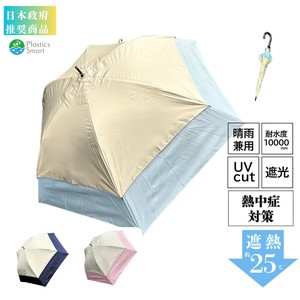 2025 熱中症対策 日傘 大きさが変わる UVカット&完全遮光 軽量6本骨 トランスフォーム傘