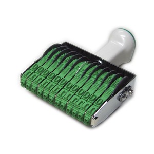 テクノタッチ回転印 欧文12連(明朝体) 2号 TK-212