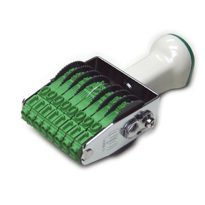 テクノタッチ回転印 欧文8連(ゴシック体) 3号 TK-G38
